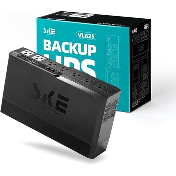 SKE 625VA UPS Battery Backup & Surge Protector