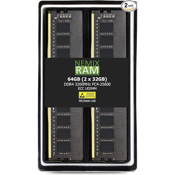 NEMIX 64GB DDR4 RAM Kit 3200MHz ECC UDIMM