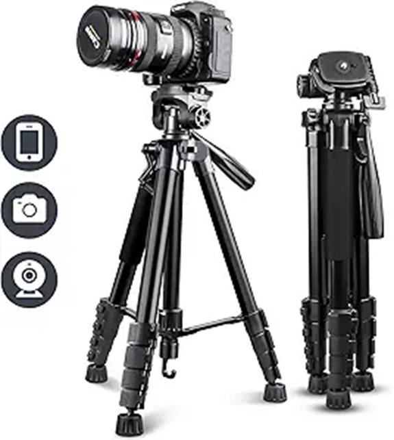 UBeesize 67” Tripod with Remote and Bag