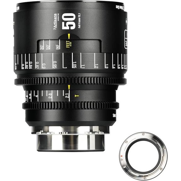 7artisans 50mm T2.1 Cine Lens for PL Mount