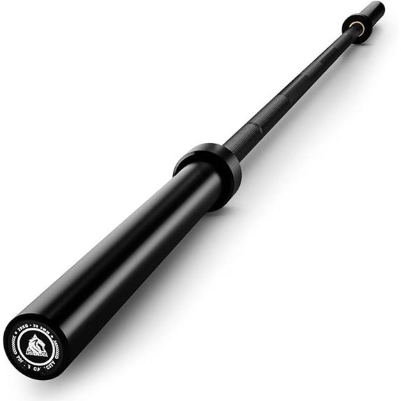 LIONSCOOL 7FT Olympic Barbell for Powerlifting