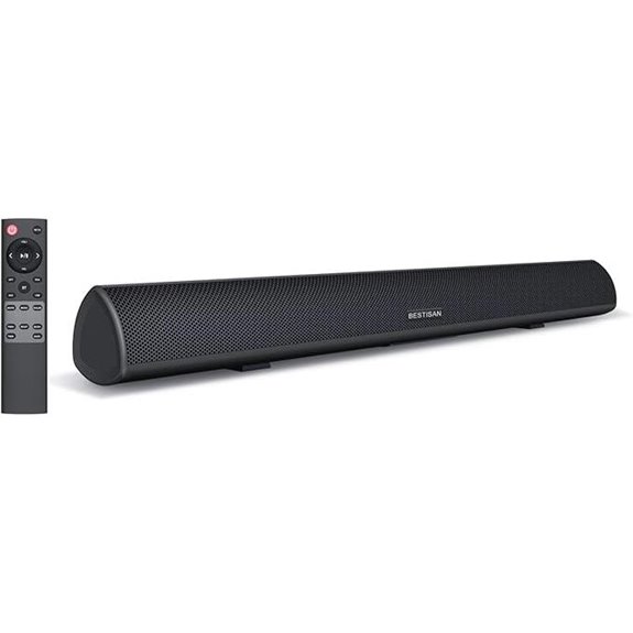 Bestisan 80W 34-Inch Bluetooth Soundbar with HDMI-ARC