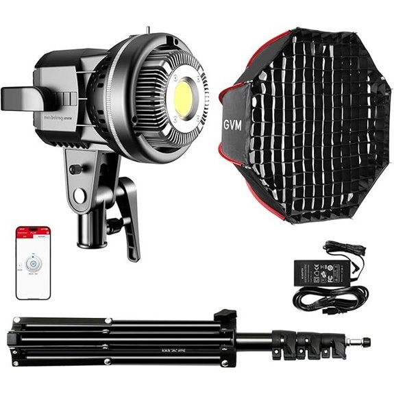 GVM 80W Video Light Kit with Softbox and Stand