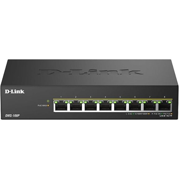 8 port 2 5gb poe switch