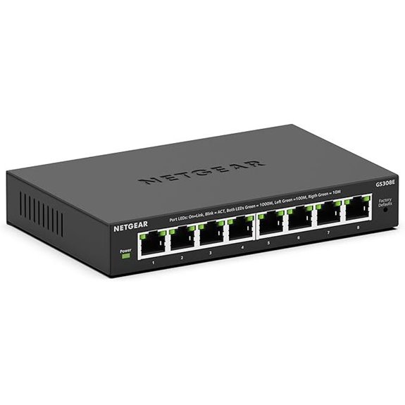 NETGEAR 8-Port Gigabit Ethernet Managed Switch