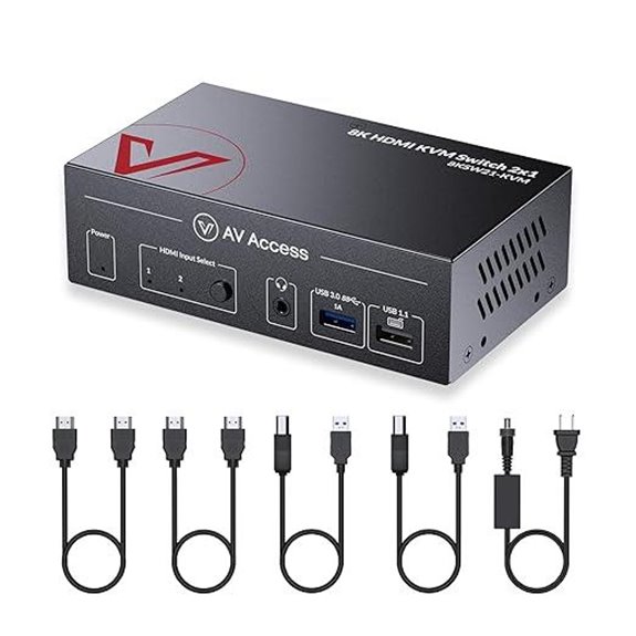 AV Access 8K KVM Switch with HDMI & USB