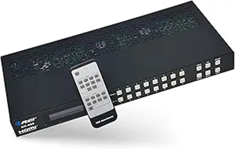 OREI 8K HDMI Matrix Switch with Audio Extractor