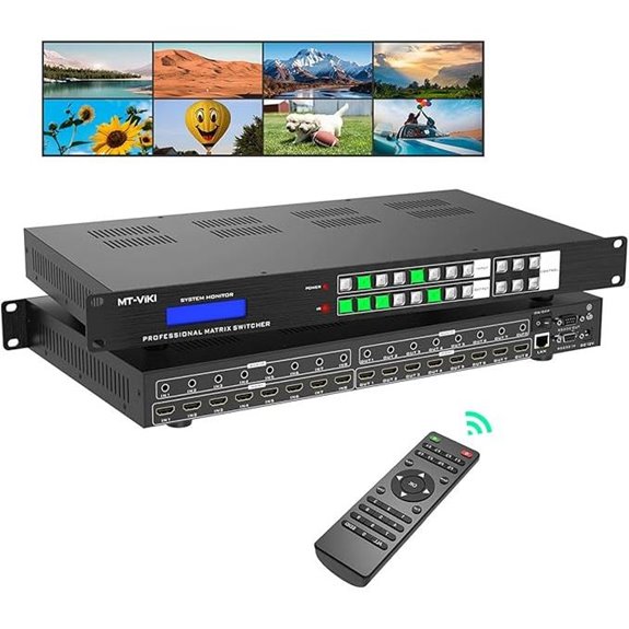 MT-VIKI 8x8 4K HDMI Matrix Switcher with Web GUI