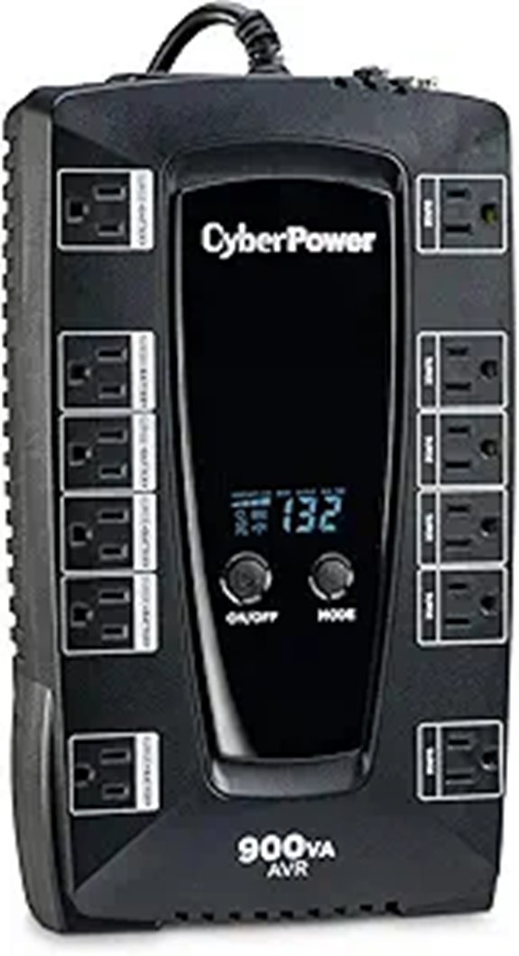 CyberPower 900VA LCD UPS System with AVR