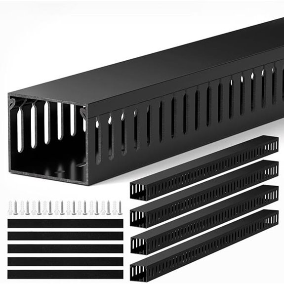 ZhiYo Cable Management Raceway Kit (95in Open Slot)