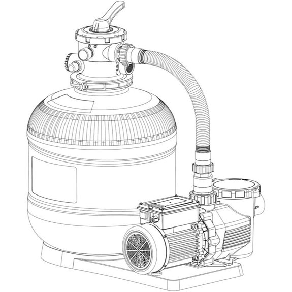 AQUASTRONG 2HP Sand Filter Pump for Above Ground Pools