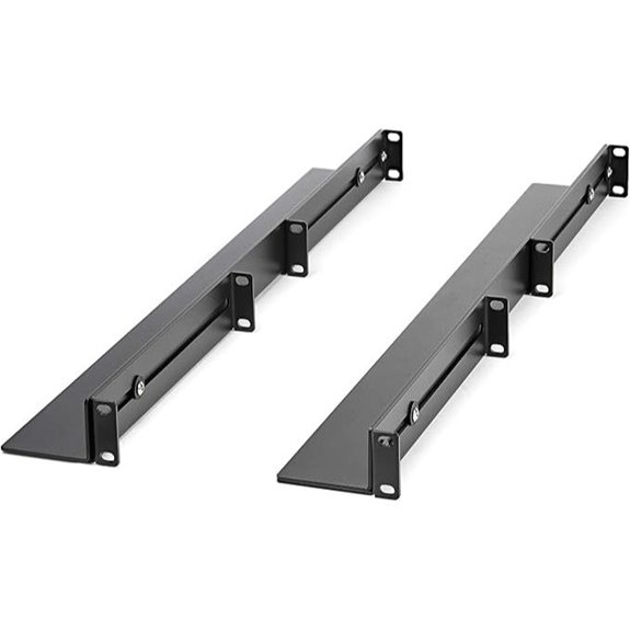 StarTech 1U Server Rack Rails Adjustable Depth