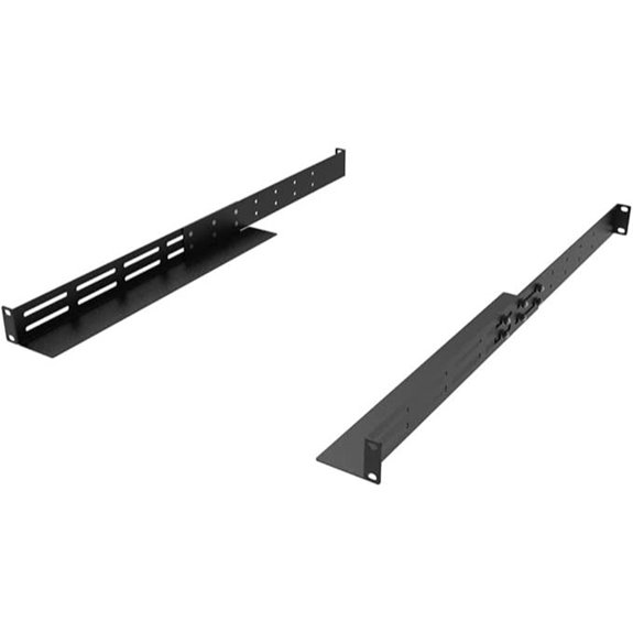 Adjustable 1U Rack Mount Rails for Server Cabinets