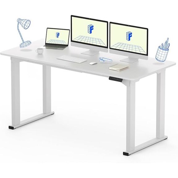 FLEXISPOT Electric Sit-Stand Desk 63x28 inches