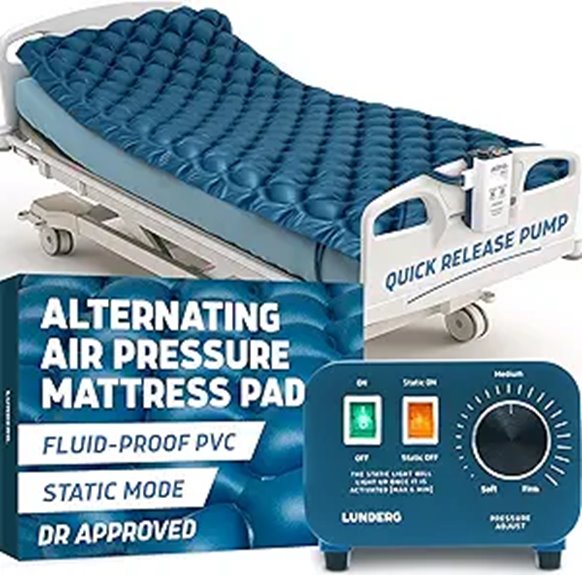 Lunderg Alternating Air Pressure Mattress with Topper