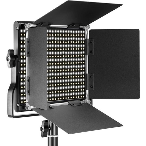 Neewer Bi-Color LED Video Light with Barndoor