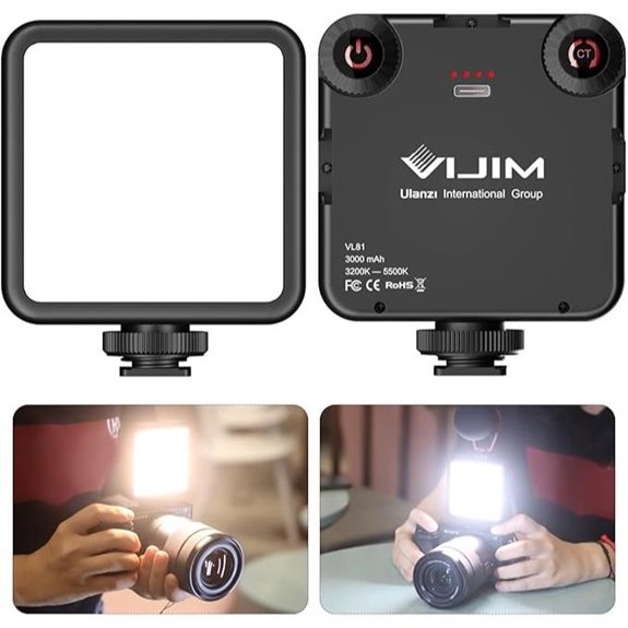 ULANZI VL-81 Bi-Color LED Video Light with Softbox