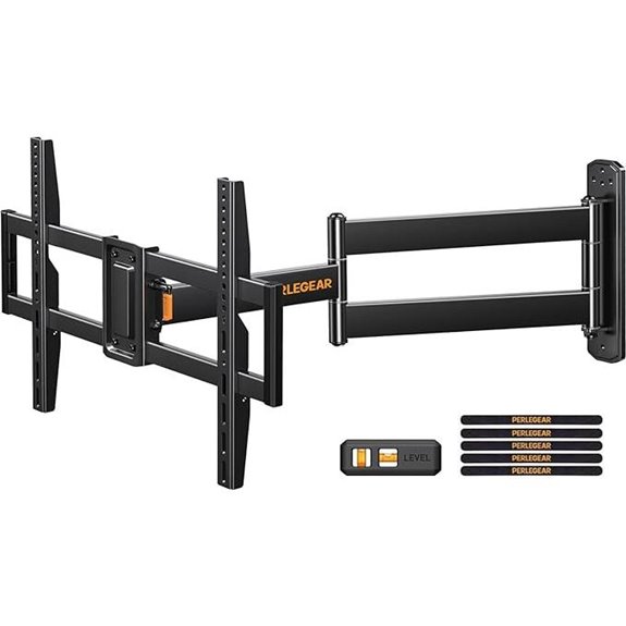 Perlegear Corner Full Motion TV Wall Mount