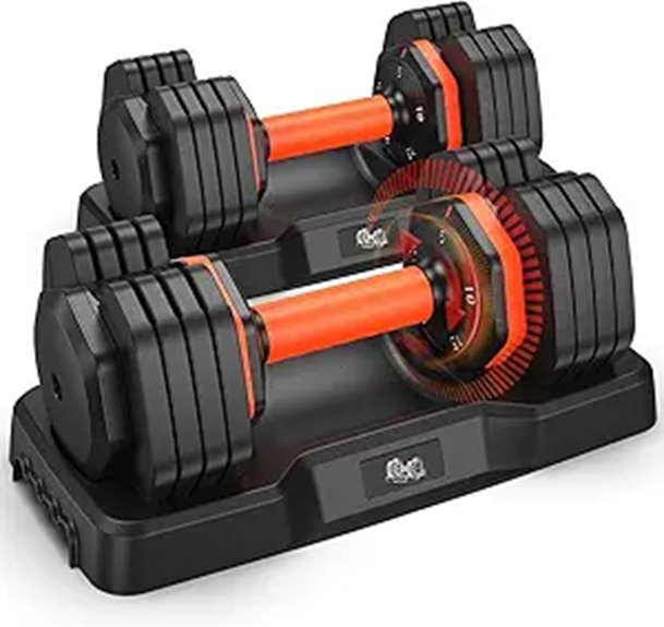 Adjustable 2-Person Dumbbell Set with Storage