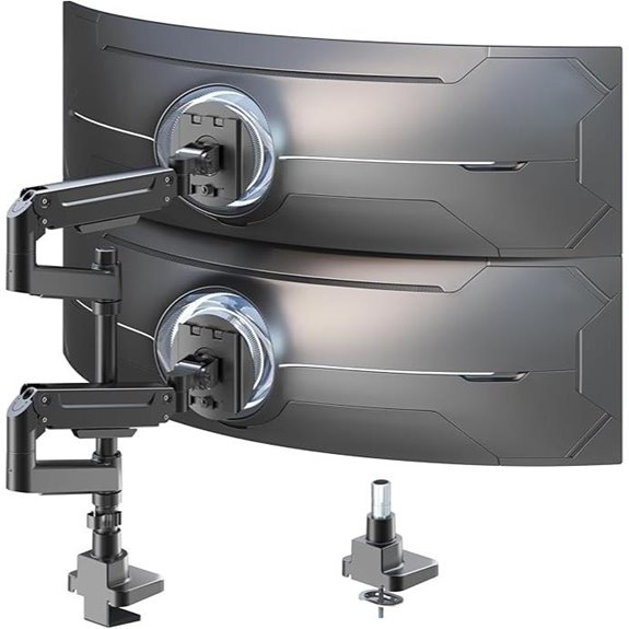 Dual Monitor Arm for 17-49-inch Screens