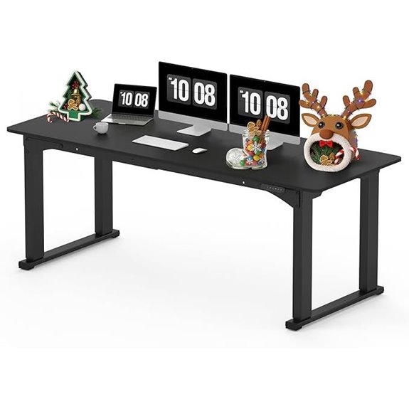 SANODESK Electric Standing Desk with Memory Presets