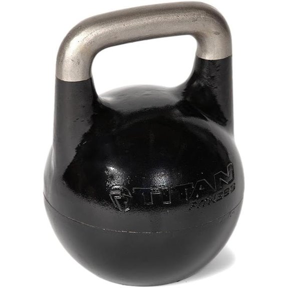 Titan Fitness Adjustable Kettlebell with Flat Base