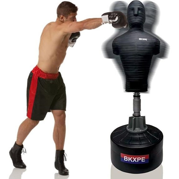 Adjustable Freestanding Punching Dummy for Boxing & MMA