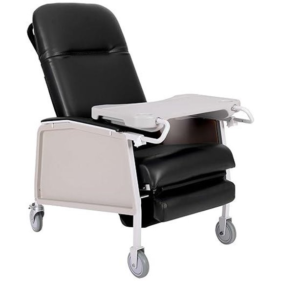 3-Position Bariatric Geri Chair with Meal Tray
