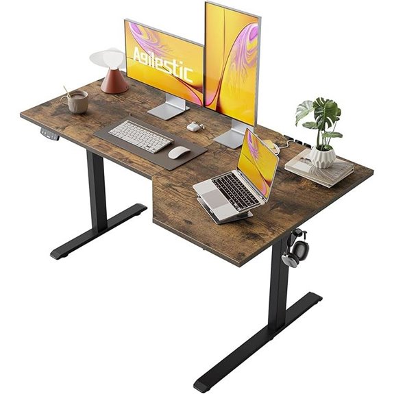 Agilestic L-Shaped Height Adjustable Standing Desk