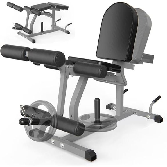 2-in-1 Adjustable Leg Extension & Curl Machine