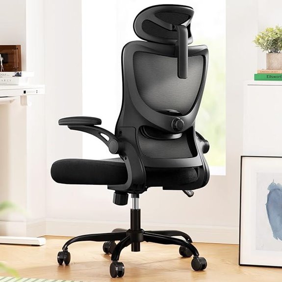 adjustable lumbar office chair