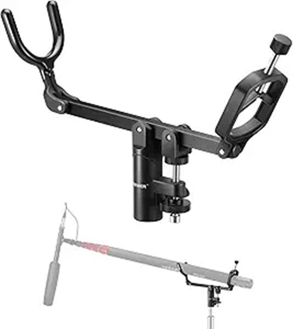 NEEWER Microphone Boom Pole Support with Tilt