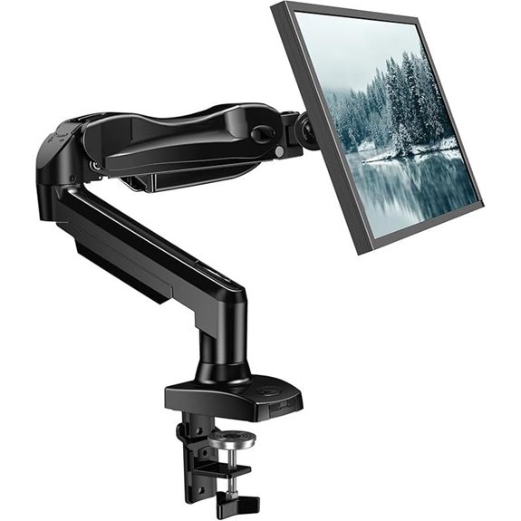 HUANUO Adjustable Single Monitor Mount for 13-32 Inches
