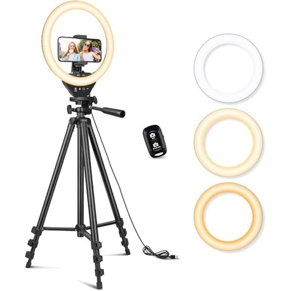 Sensyne 10 Ring Light with Extendable Tripod
