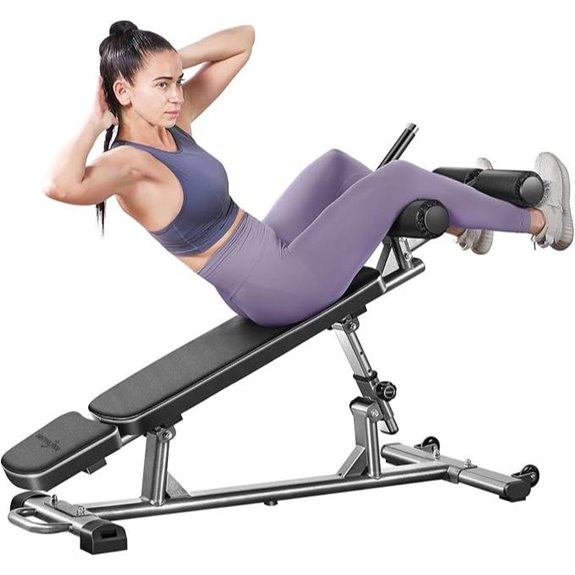 BODY RHYTHM Adjustable Sit-Up & Weight Bench
