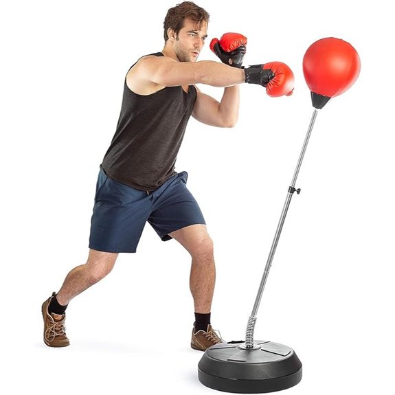 TechTools Adjustable Boxing Punching Bag with Stand