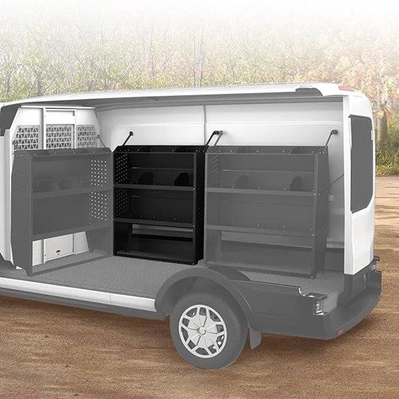 Adjustable Steel Cargo Van Shelving for Ford Transit