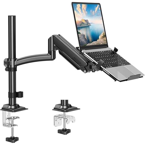 Mount Pro Laptop Arm with VESA and Adjustable Clamp