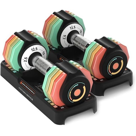 Adjustable Dumbbell Set with Fast-Change Weights