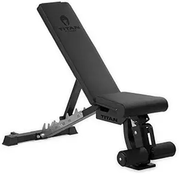 Titan Fitness Adjustable FID Bench for Weightlifting