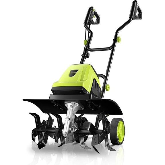 Electric Tiller Cultivator with Adjustable Wheels