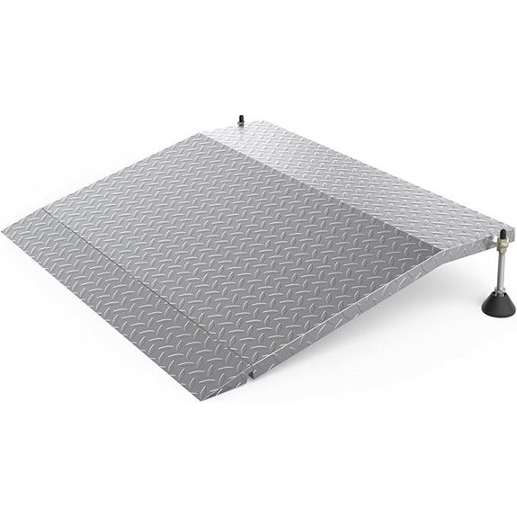 YEEZOO Adjustable Door Threshold Ramp for Wheelchairs