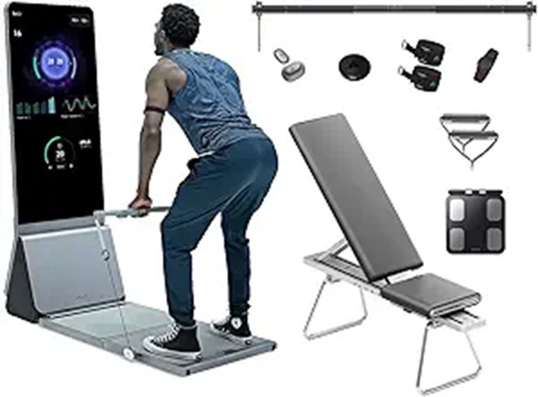 AEKE Smart Home Gym System with AI Fitness Mirror