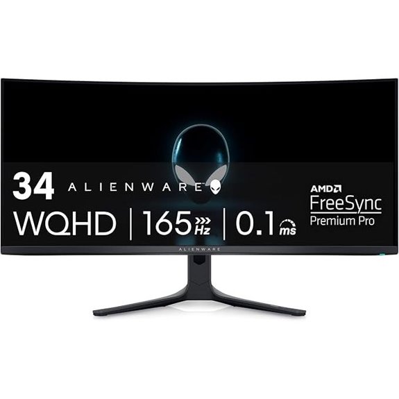 Alienware 34 QD-OLED Gaming Monitor with HDR and FreeSync
