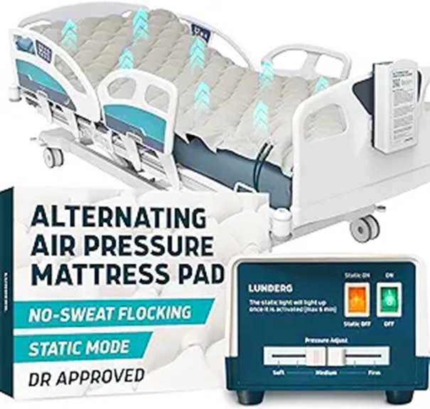Lunderg Alternating Air Pressure Mattress Pad with Pump