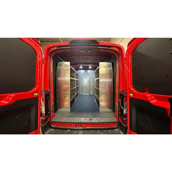 Aluminum Van Shelving Set for Ford Transit