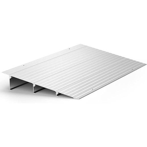 Aluminum Door Threshold Ramp for Wheelchairs & Scooters