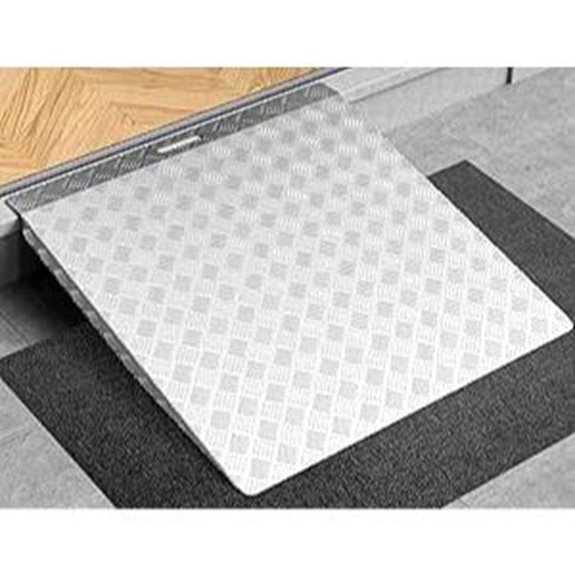 Aluminum Door Threshold Ramp for Wheelchairs and Stairs