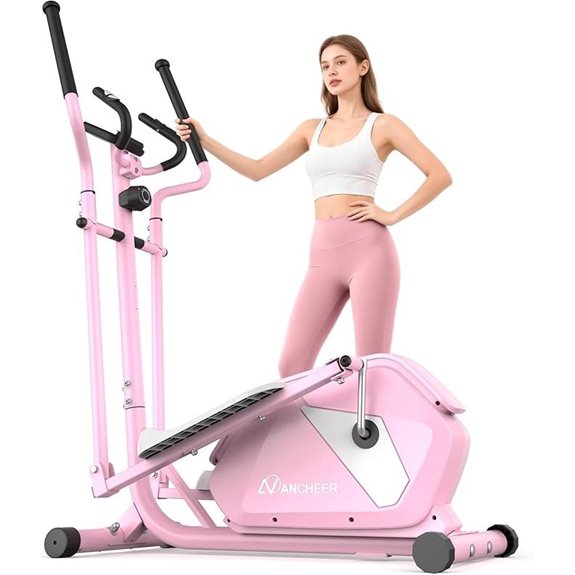 ANCHEER Elliptical Machine with 14 Resistance Levels
