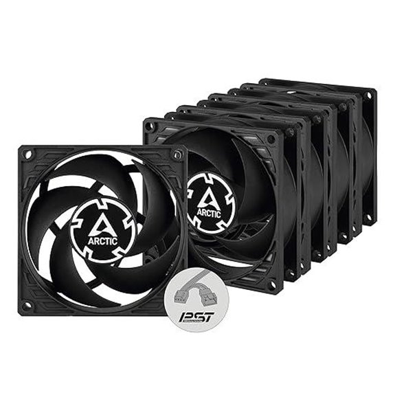 ARCTIC P8 PWM PST 5-Pack PC Case Fans